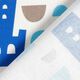 popeline di cotone castelli | PETIT CITRON – bianco/blu reale,  thumbnail number 4