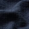 mussolina / tessuto doppio increspato dobby – blu marino,  thumbnail number 2