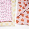 tessuto in cotone cretonne Quadro astratto – bianco/giallo vaniglia,  thumbnail number 5
