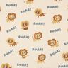 jersey di cotone leone | Poppy Fabrics – beige chiaro/marrone capriolo,  thumbnail number 1