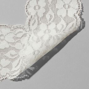 pizzo elastico per biancheria [60 mm] - bianco sporco, 