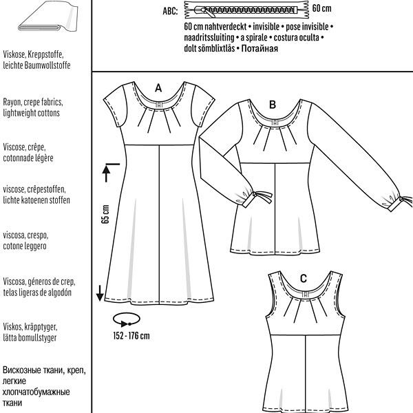 Abito / camicetta, Burda 6685, image number 7