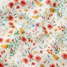 velluto a costine Prato fiorito in acquerello stampa digitale – bianco lana,  thumbnail number 2