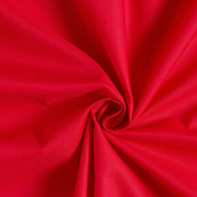tessuto in cotone cretonne tinta unita – rosso, 