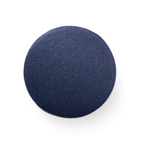 Bottone rivestito, Satin duchesse – colore blu jeans, 