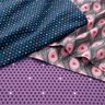 jersey di cotone Pavone | Stoff&Liebe – grigio ardesia/rosa fucsia acceso,  thumbnail number 5