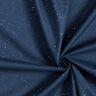 tessuto in cotone popeline stampa laminata Macchie argentate – blu notte/argento effetto,  thumbnail number 3