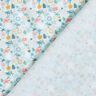 popeline di cotone bio Mondo delle palme – azzurro baby/menta chiaro,  thumbnail number 4