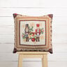 taglio di tessuto arredo gobelin Duetto di schiaccianoci – rosso carminio/beige chiaro,  thumbnail number 6