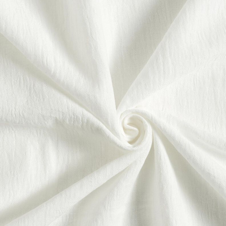 mussolina / tessuto doppio increspato Jacquard Fiori – bianco lana,  image number 4