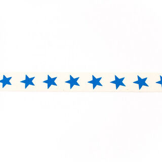 Nastro tessuto cotone stelle – blu marino, 
