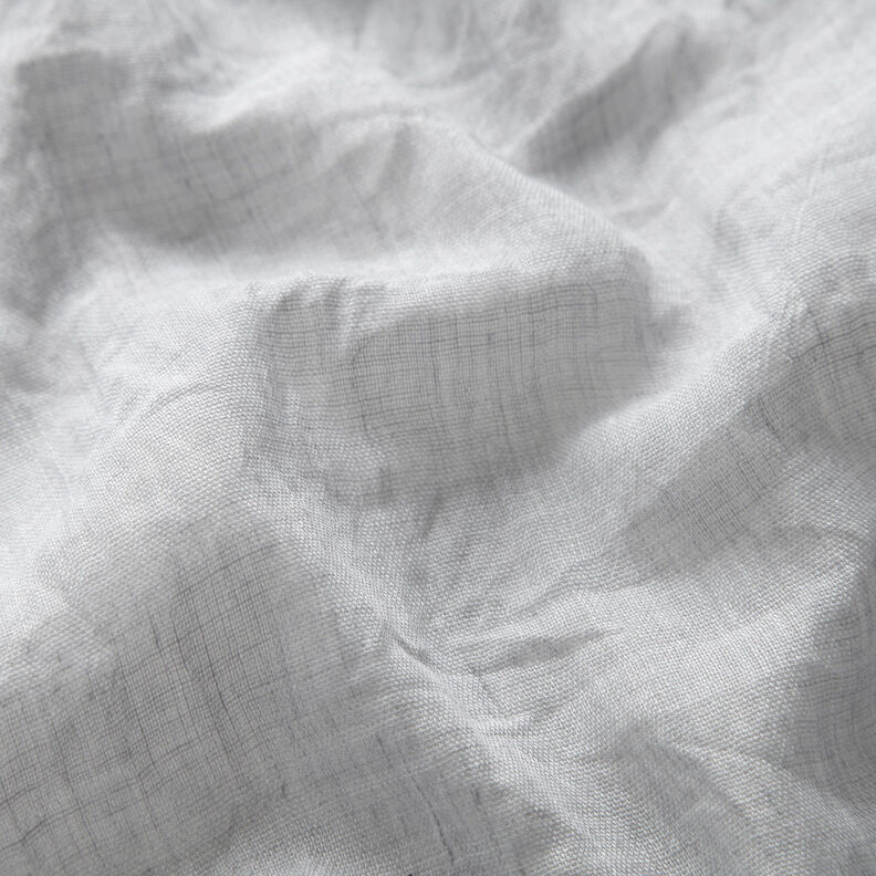 Voile Melange effetto stropicciato – grigio argento,  image number 2