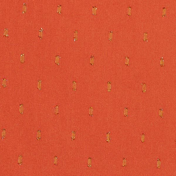 tessuto in viscosa, gocce glitter – terracotta,  image number 1