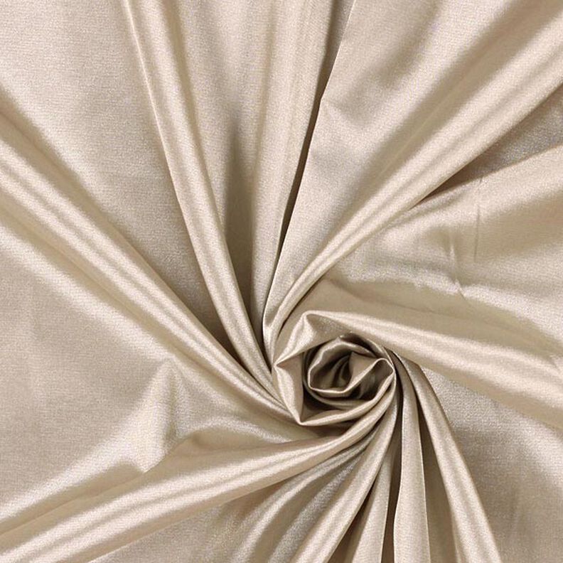Stretch Satin – beige chiaro,  image number 1