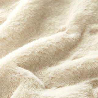 tessuto da tappezzeria ecopelliccia – bianco lana, 