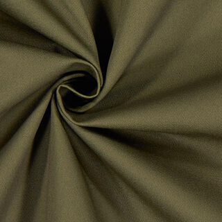 twill di cotone tinta unita – verde oliva, 