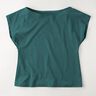 jersey di cotone medio tinta unita – verde scuro,  thumbnail number 8