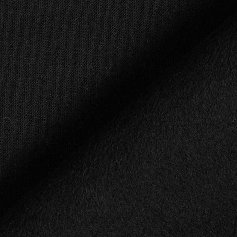 felpa di cotone leggera tinta unita &ndash; nero,  image number 3