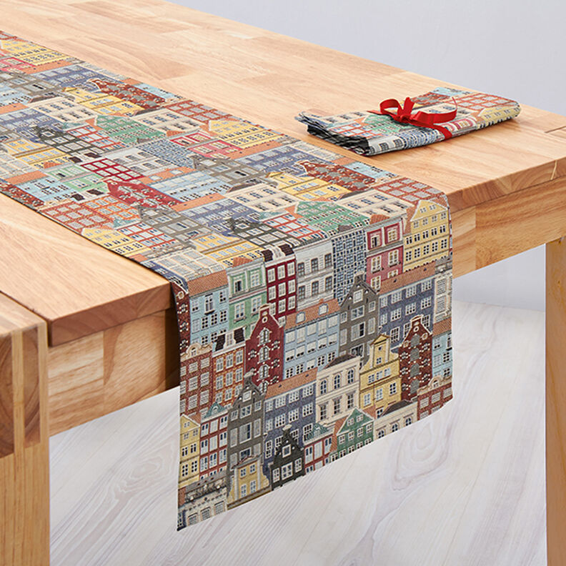 tessuto arredo gobelin, case – beige chiaro,  image number 6