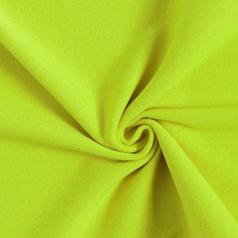 tessuto per bordi e polsini tinta unita – verde lime, image number 1