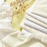 Batista di cotone ricami a giorno File di fiori – bianco,  thumbnail number 6