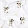 GOTS jersey di cotone zebre nella steppa stampa digitale | Poppy Fabrics – bianco/nero,  thumbnail number 2