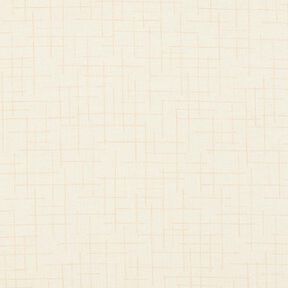 jersey di cotone, motivo a quadri interrotti – crema, 