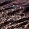 jersey di cotonetessuto con bordura Mandala con macchie dorate | Glitzerpüppi – marrone nerastro/oro,  thumbnail number 7