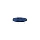 bottone in poliestere/canapa, Recycling, 4 fori – blu reale,  thumbnail number 2