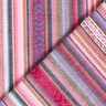 tessuto arredo Jacquard Righe di pastello – rosa/lillà,  thumbnail number 4