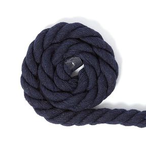 Cordoncino in cotone [Ø 14 mm] 15 - blu marino, 