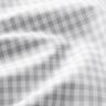 tessuto in cotone popeline Quadro vichy – grigio argento,  thumbnail number 2