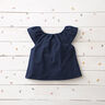mussolina / tessuto doppio increspato – blu marino,  thumbnail number 8