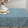 tessuto in cotone cretonne Foglie astratte – blu oceano/avorio,  thumbnail number 8