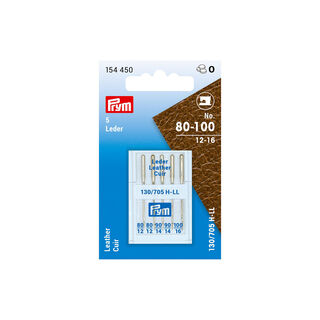 Aghi per macchine da cucire 130/705 pelle [NM 80 - 100] | Prym, 