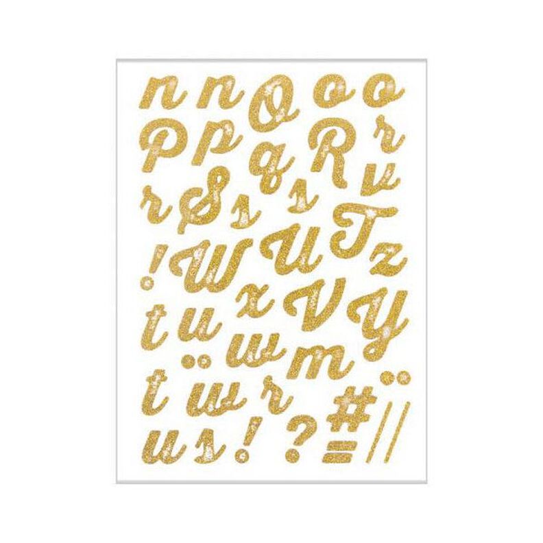 Foglio termoadesivo glitter A-Z | Rico Design,  image number 2