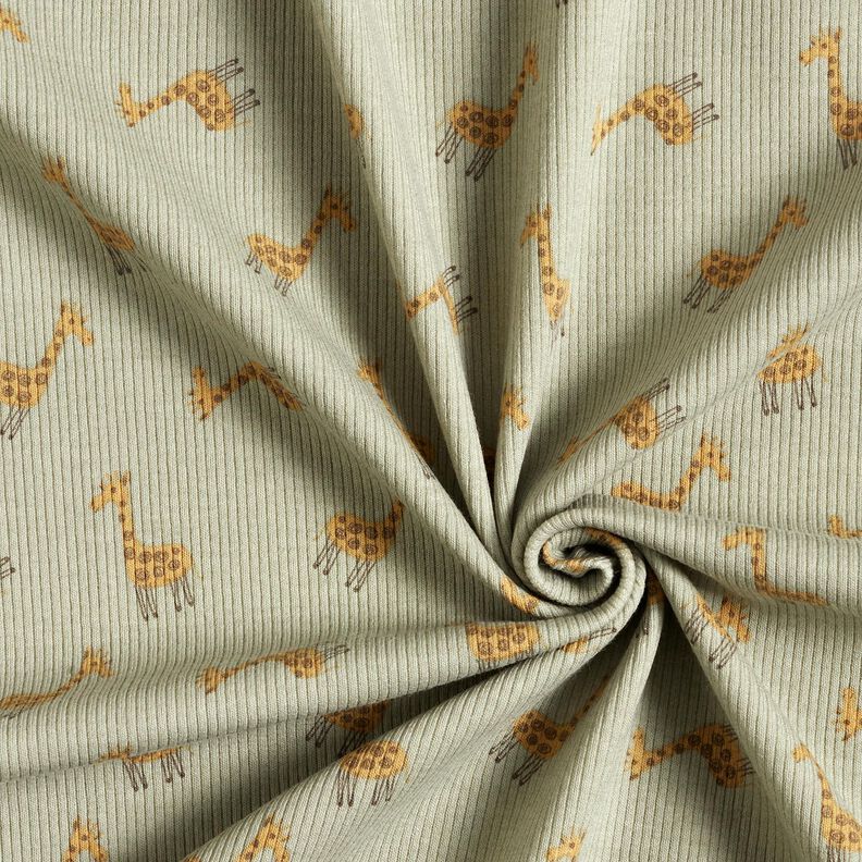 jersey a coste tenere giraffe – cachi,  image number 3