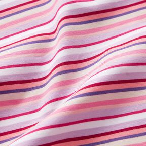 jersey di cotone strisce – lillà/pink, 