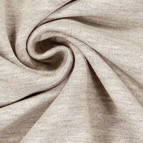 French terry leggero mélange – grigio chiaro, 