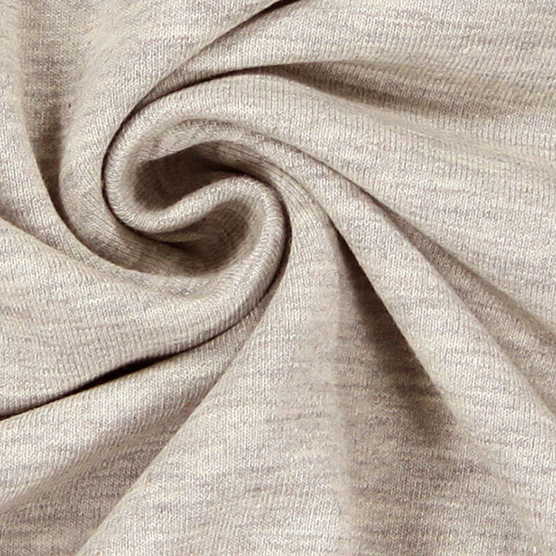 French terry leggero mélange – grigio chiaro,  image number 2