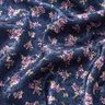 satin stretch Jacquard Mazzi di fiori &ndash; blu marino,  thumbnail number 2