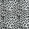 Stampa digitale leopardo delle nevi spazzolato French Terry – nero/bianco,  thumbnail number 1