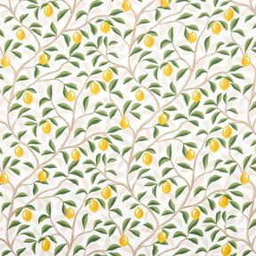 cotone rivestito Limoni dipinti – bianco/giallo limone, 