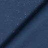 tessuto in cotone popeline stampa laminata Macchie argentate – blu notte/argento effetto,  thumbnail number 4