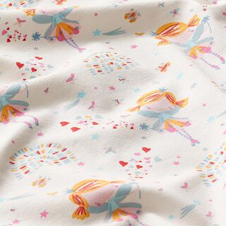 jersey di cotone piccola fata – bianco/azzurro, 