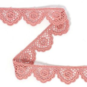 Pizzo ad ago, 20 mm – rosa anticato, 