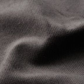 velluto a costine stretch – grigio scuro, 