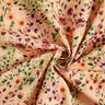 tessuto arredo mezzo panama Amabili fiori – albicocca/rosso merlot,  thumbnail number 3