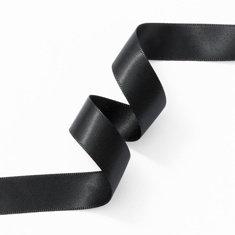 Nastro in satin [15 mm] – nero,  image number 3