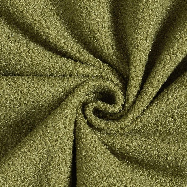 tessuto da tappezzeria Orsacchiotto morbido – verde oliva,  image number 1